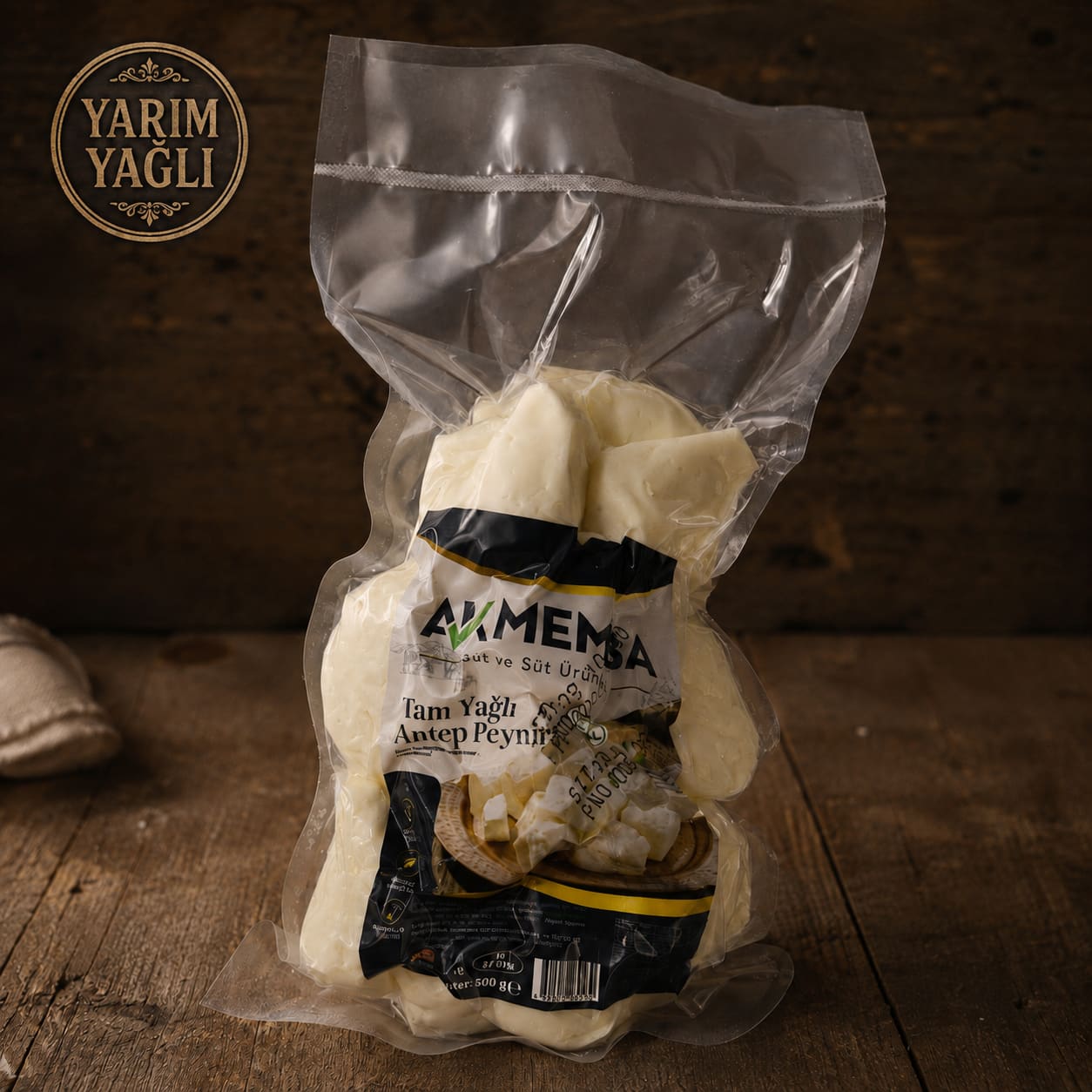 Yarım Yağlı Vakumlu Antep peynir 500 gram
