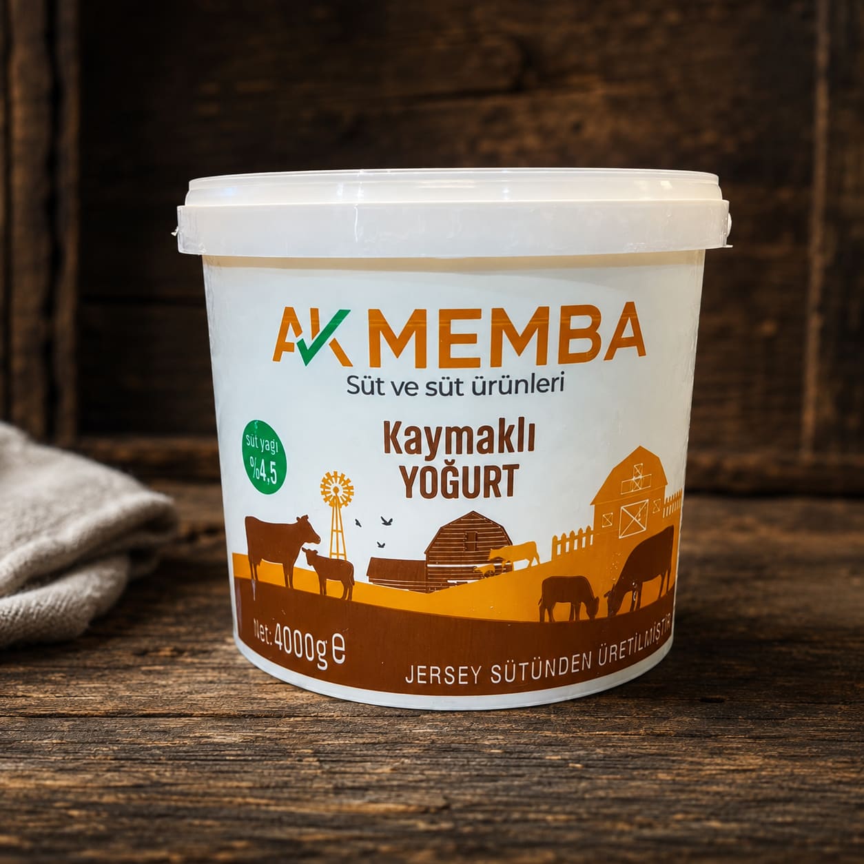 Jersey yoğurdu 4 kg Yağ %4.5